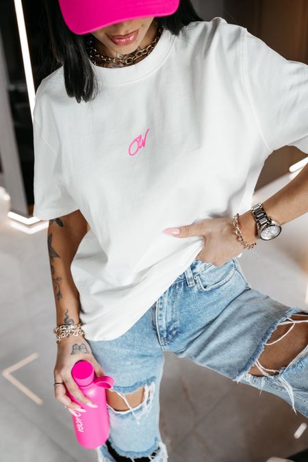 T-shirt unisex matchy-matchy dla niej i dla niego ,,VELMAR ” Ola Voga biały