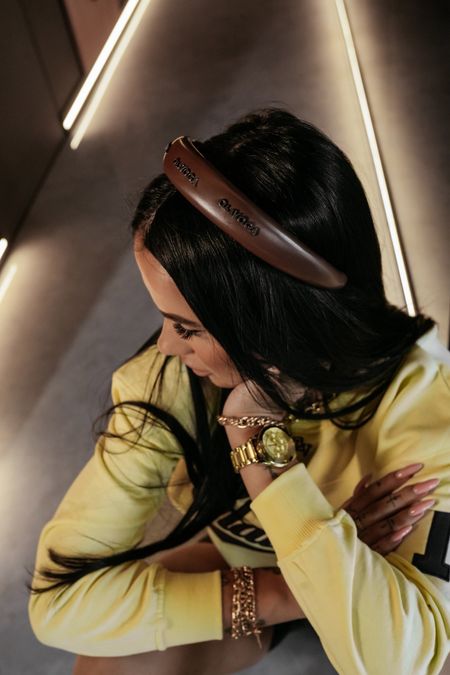 Opaska na włosy damska ,,PURRA” Ola Voga brązowa