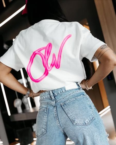 T-shirt unisex matchy-matchy dla niej i dla niego ,,VELMAR ” Ola Voga biały