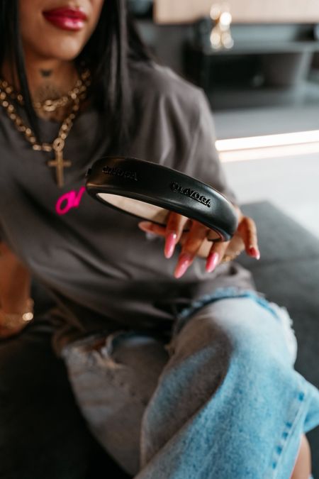 Opaska na włosy damska ,,PURRA” Ola Voga czarna