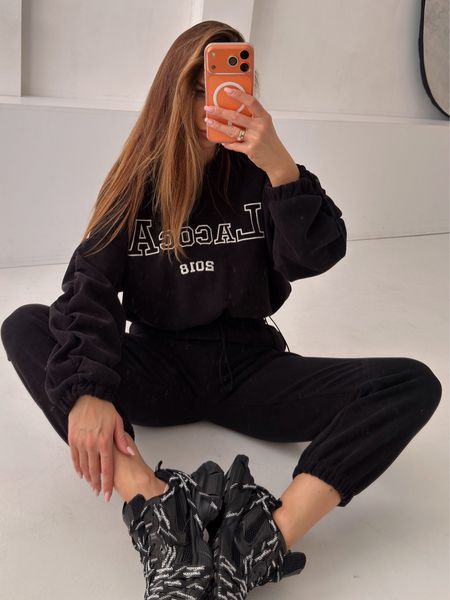 Komplet LONGUE SET LA COCA czarny