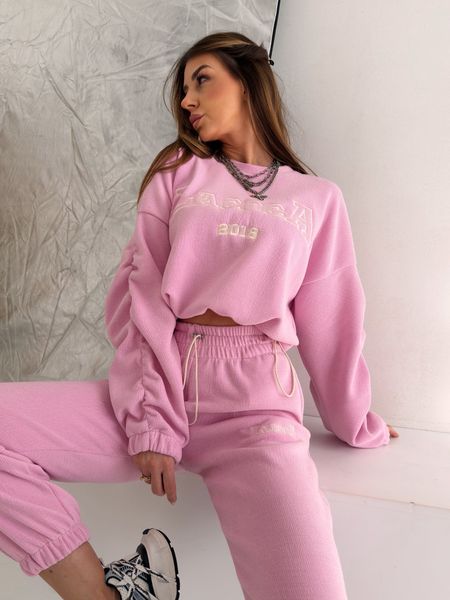 Komplet LONGUE SET LA COCA różowy