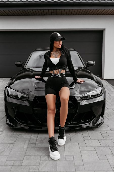 Kolarki spodenki damskie ,,CURVE” Ola Voga czarne modelujące