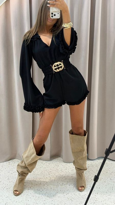 Kombinezon elegancki SORELLE Mia Maison czarny