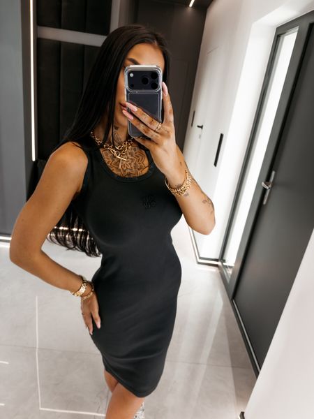 Sukienka prążkowana SALEM Ola Voga grafit