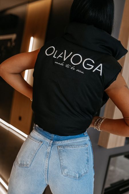 Kamizelka bezrękawnik boxy AMITY Ola Voga czarna