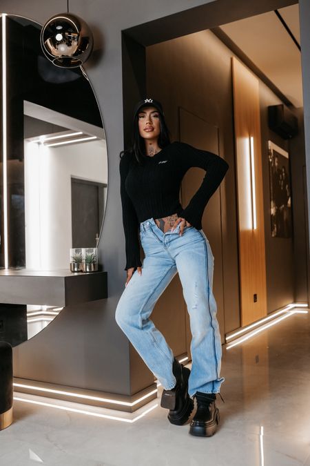 Sweter damski dopasowany ZIRRA Ola Voga czarny