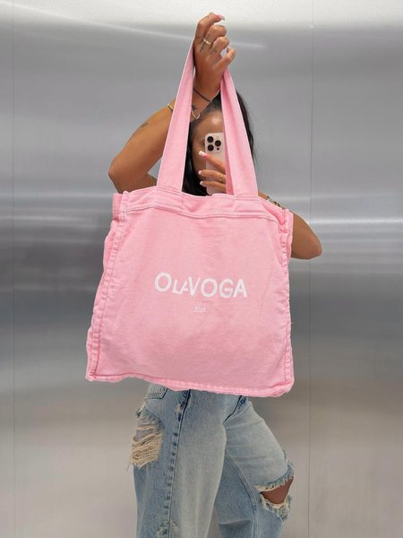 Torba shopperka OLAVOGA TONI różowa