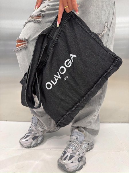 Torba shopperka OLAVOGA TONI ciemnoszara