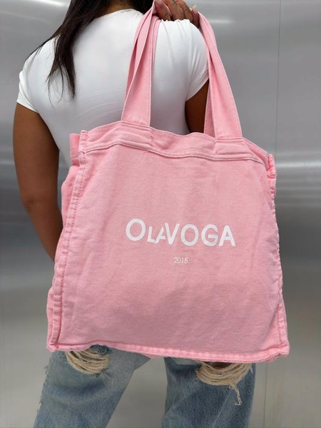 Torba shopperka OLAVOGA TONI różowa