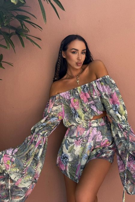 Komplet z hiszpanką TROPICAL La Milla