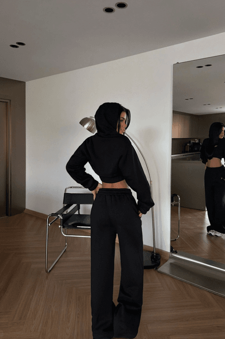 3885 Smoke - trzyczęściowy set z efektem soft fit