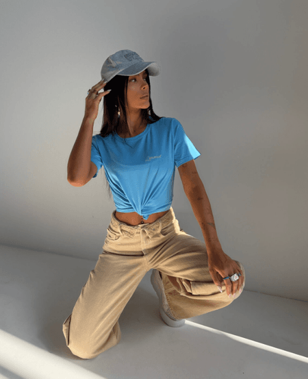 T-shirt POSITIVE lazur LA MANUEL