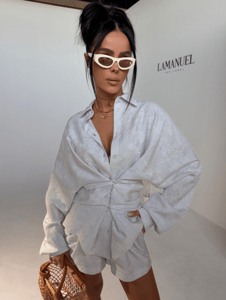 Komplet z koszulą SPRITZ La Manuel ecru