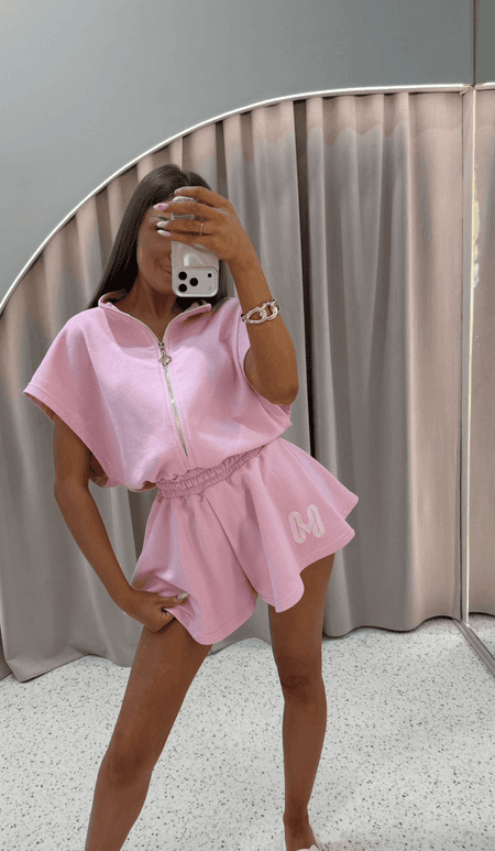 Kombinezon krótki TENNIS Mia Maison różowy PREORDER