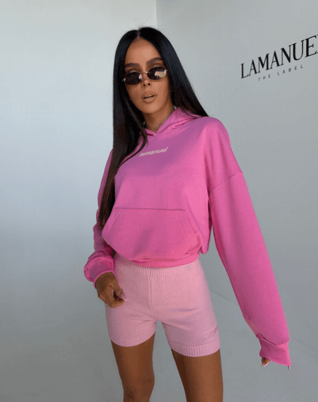  Bluza kangurka PRIDE WOMAN La Manuel róż