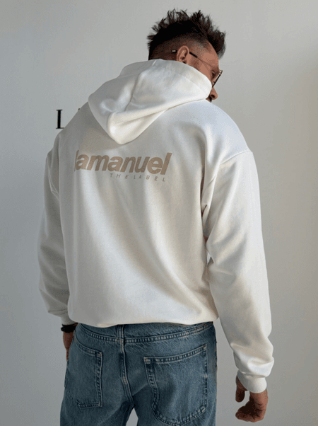  Bluza kangurka PRIDE MAN La Manuel ecru