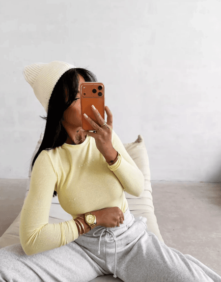 Bluzka damska dopasowana MIRIAM Ola Voga żółta yellow cytrynka