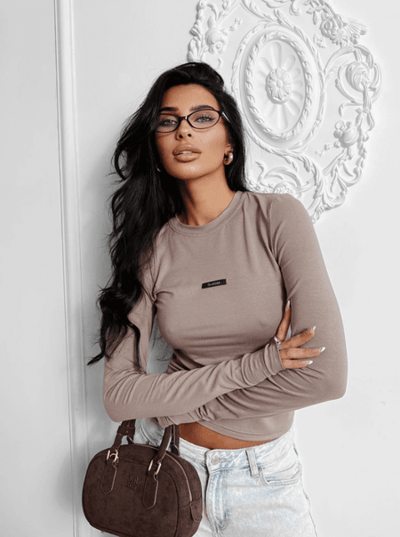 Bluzka damska SOLENITE Ola Voga latte