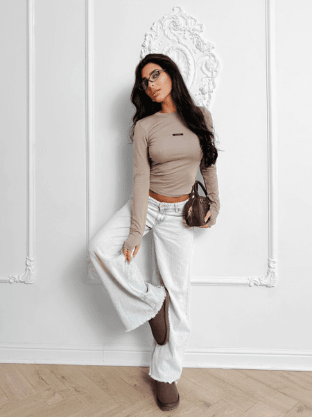 Bluzka damska SOLENITE Ola Voga latte