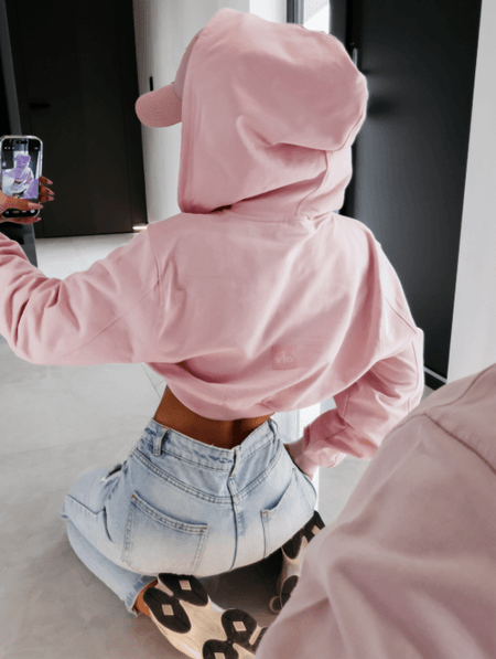 Bluza damska rozpinana zip PADSUI Ola Voga różowa