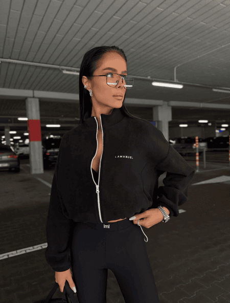 Bluza polarowa FROST La Manuel czarna